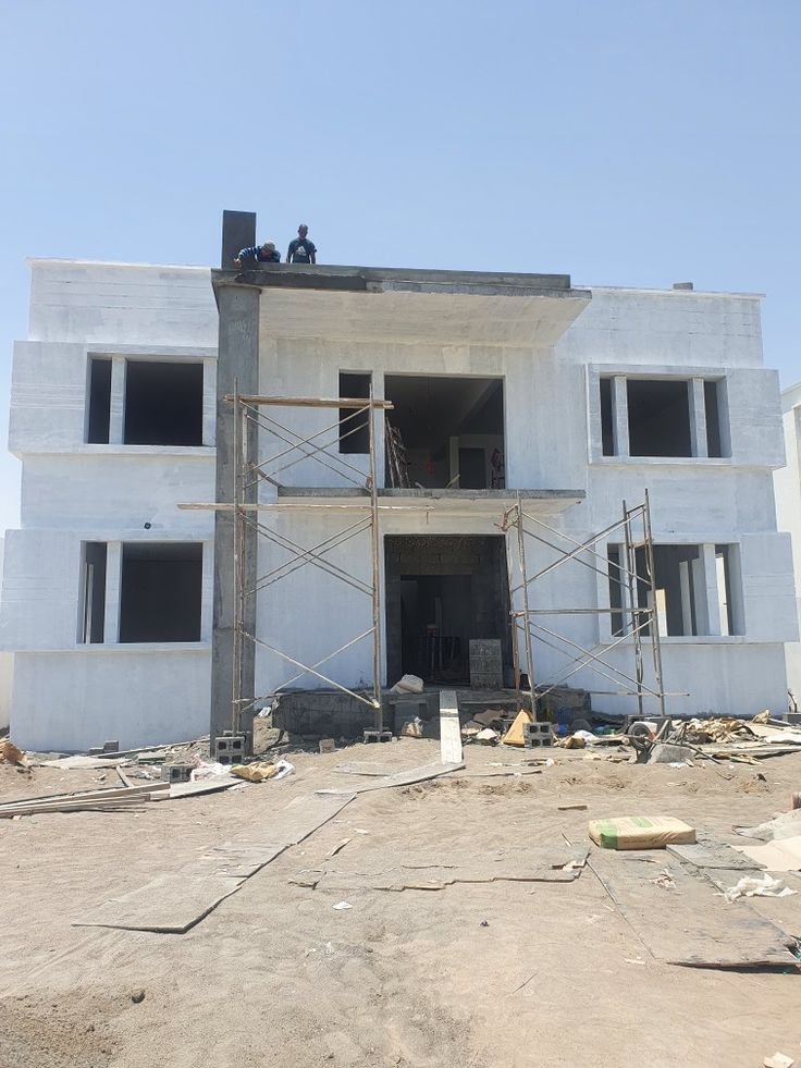 إنشاء فلل وعمائر وفق التصاميم والمخططات
